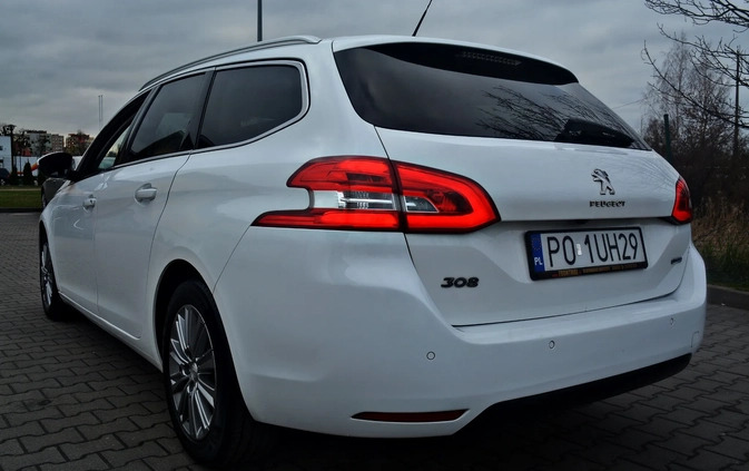 Peugeot 308 cena 73900 przebieg: 82000, rok produkcji 2021 z Jelcz-Laskowice małe 232